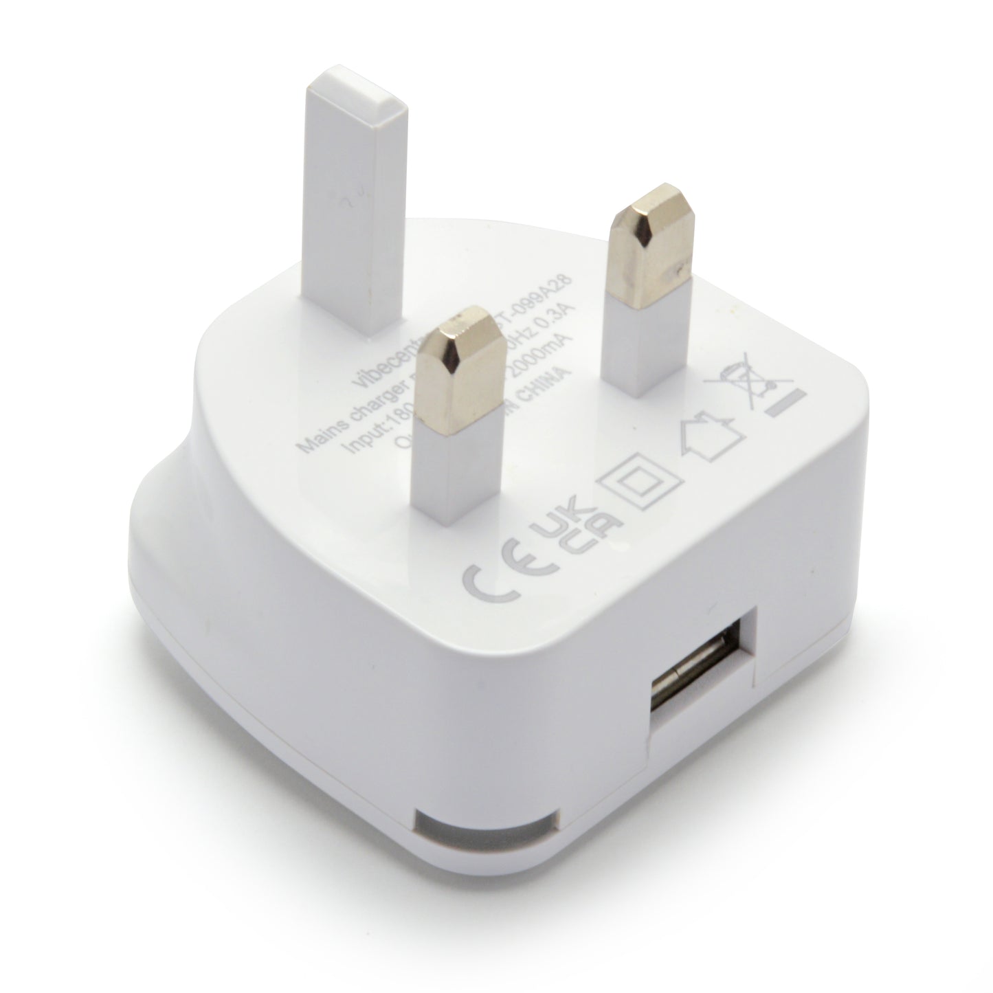 C3 Single USB 2 AMP Mains Charger