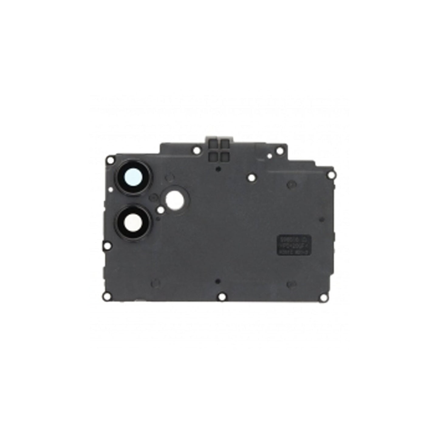 For Samsung Galaxy A04 A045 Replacement Motherboard Retaining Bracket With Camera Lens & Bezel Ring (Black)