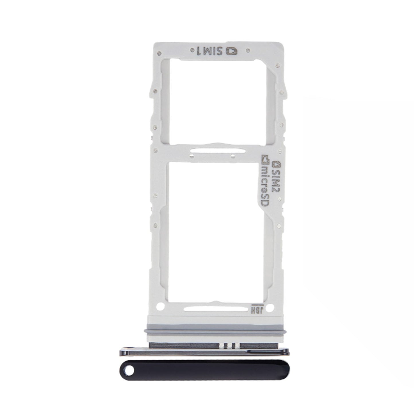 For Samsung Galaxy A71 A715 Replacement Dual Sim Card Tray (Prism Cube Black)