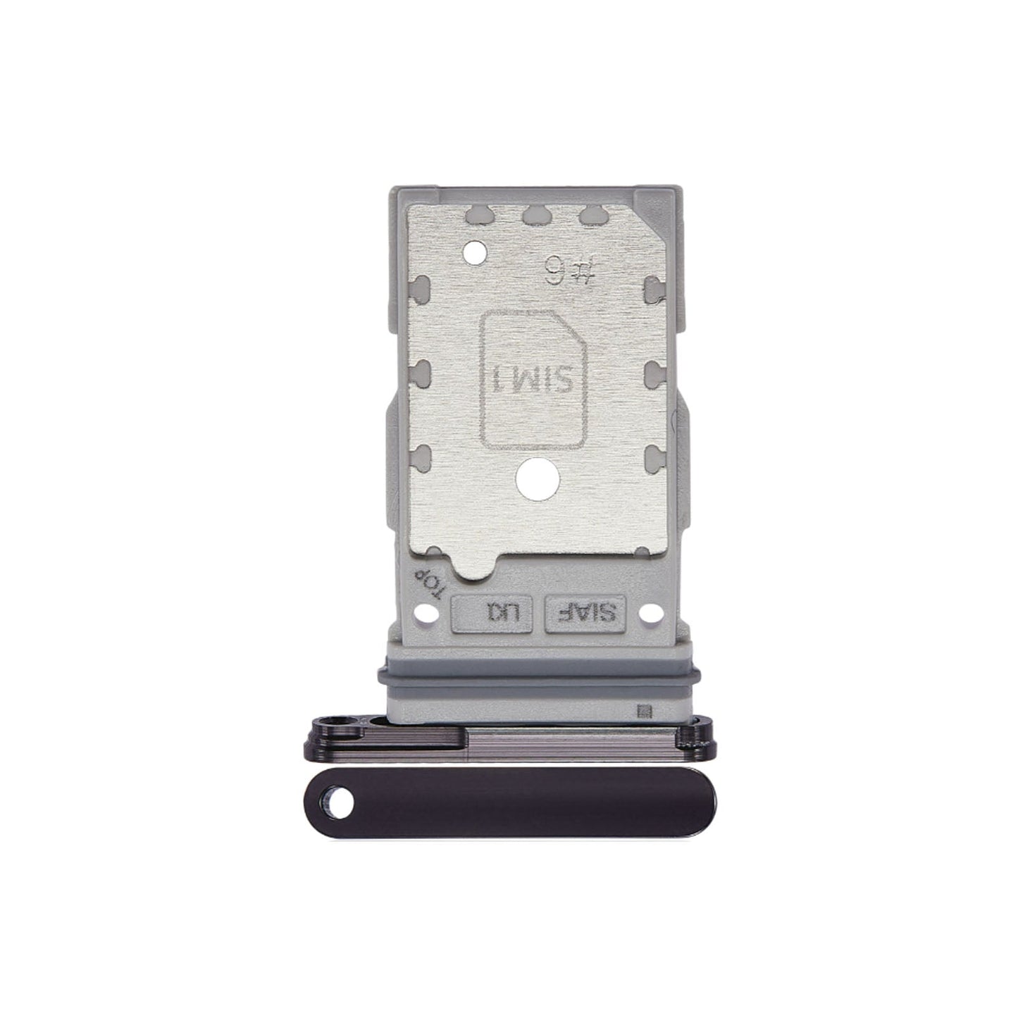 For Samsung Galaxy S23 S911B / S23 Plus S916B Replacement Dual Sim Card Tray (Phantom Black)