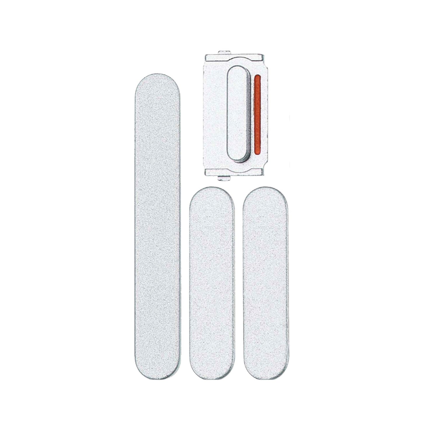 For Apple iPhone 14 / 14 Plus Replacement Power & Volume Button Set (Starlight)