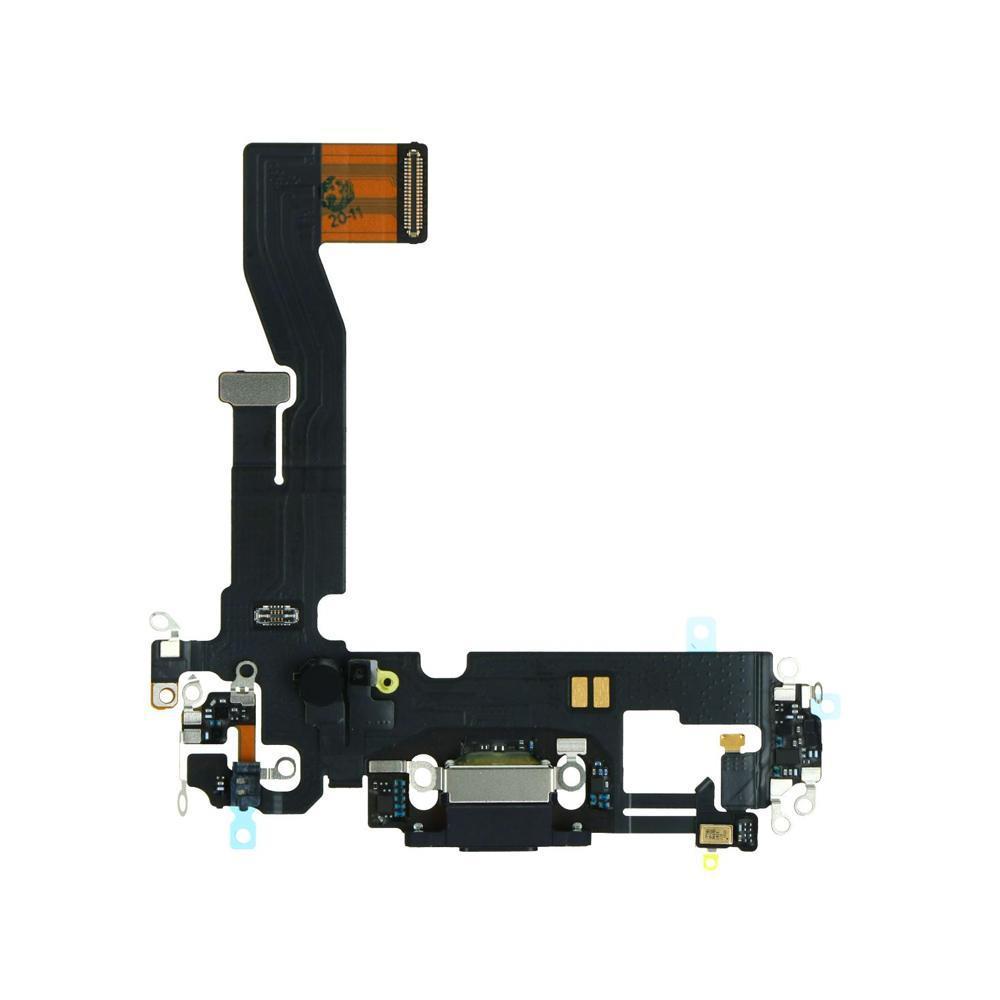 For Apple iPhone 12 / 12 Pro Replacement Charging Port Flex (Black)