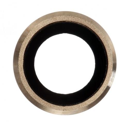 For Apple iPhone 6 / 6S Replacement Rear Camera Lens With Bezel (Gold)