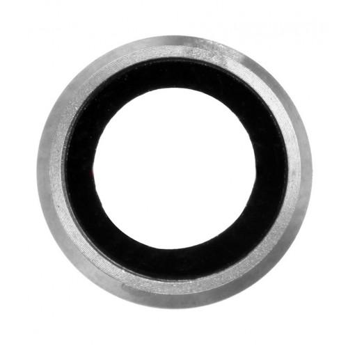 For Apple iPhone 6 / 6S Replacement Rear Camera Lens With Bezel (Silver)