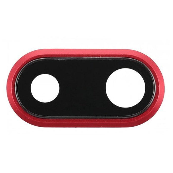 For Apple iPhone 7 Plus Replacement Rear Camera Lens With Bezel (Red)