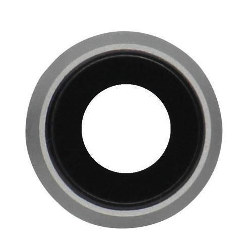 For Apple iPhone 8 / SE2 Replacement Rear Camera Lens With Bezel (Silver)