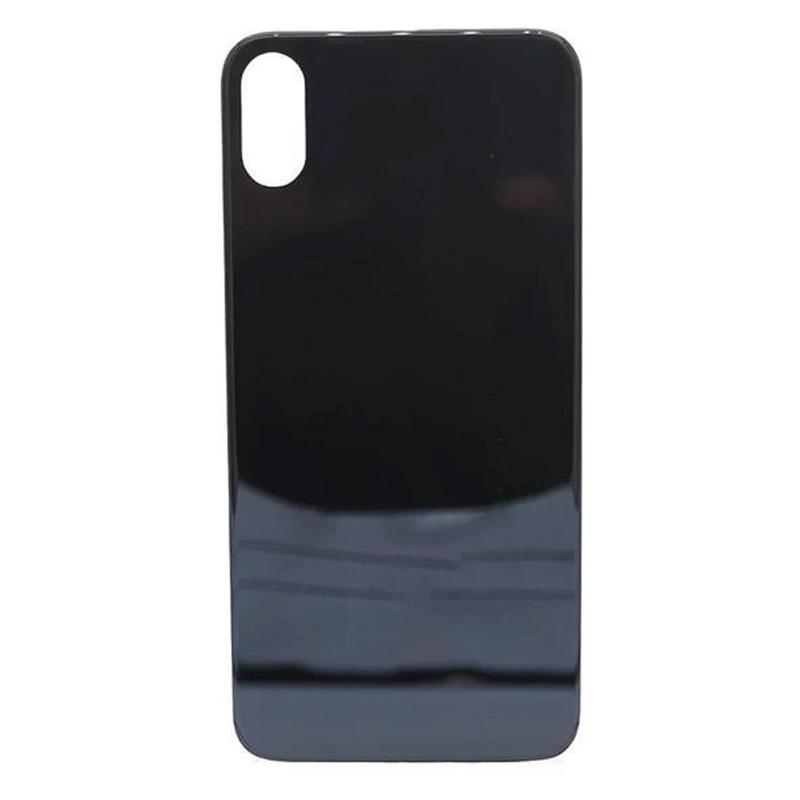 For Apple iPhone X Replacement Back Glass (Black)