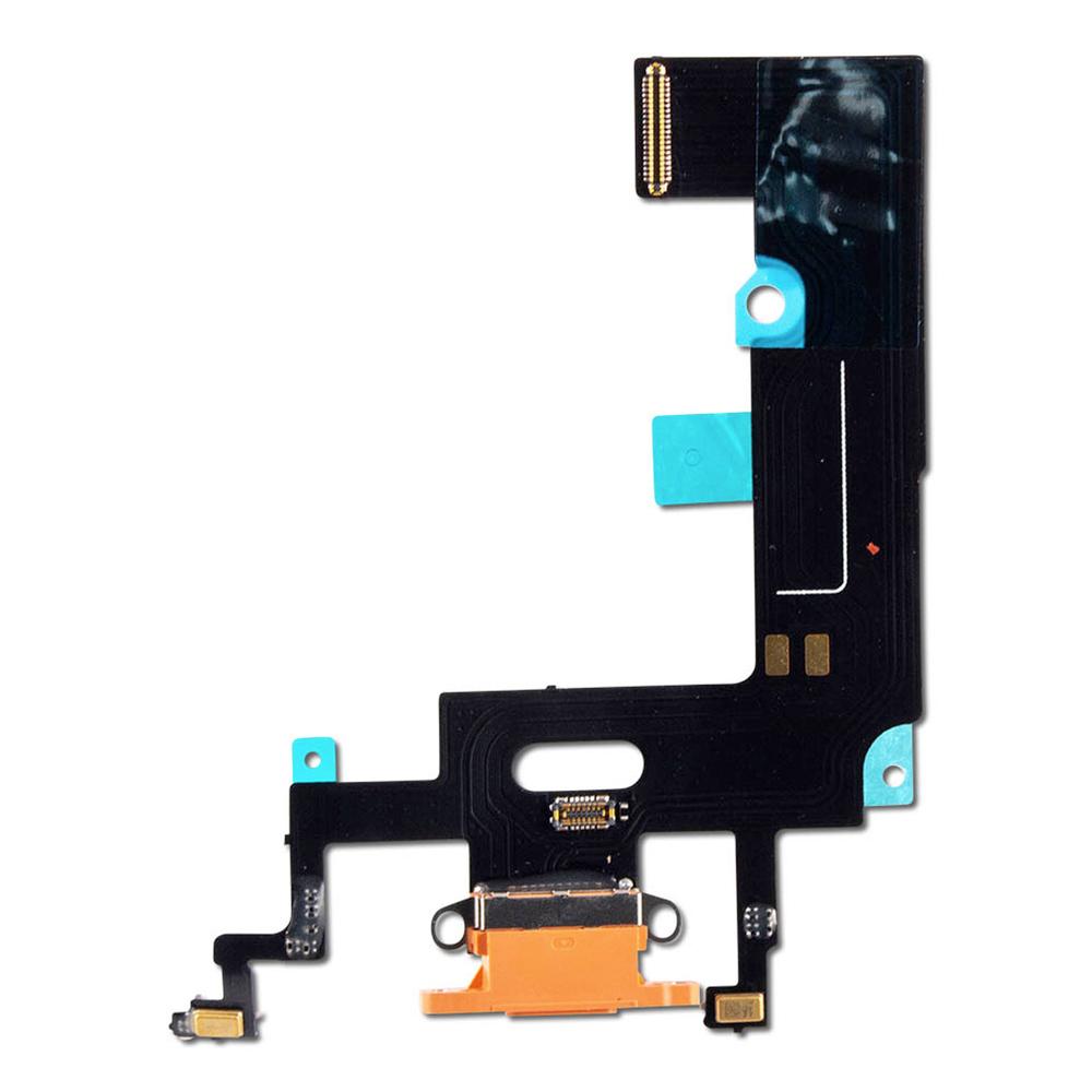 For Apple iPhone XR Replacement Charging Port & Microphone Flex - Coral (AM)