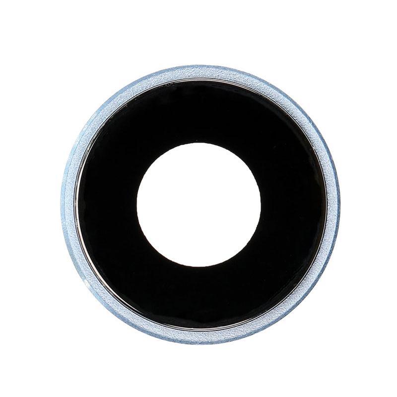 For Apple iPhone XR Replacement Rear Camera Lens With Bezel (Blue)