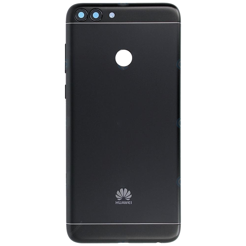 For Huawei P Smart Replacement Rear Battery Cover Inc Lens with Adhesive (Black)