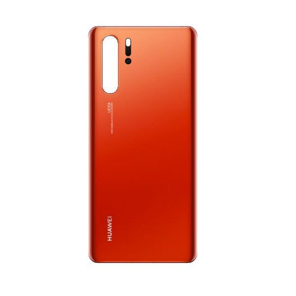 For Huawei P30 Pro Replacement Rear Battery Cover with Adhesive (Amber Sunrise)