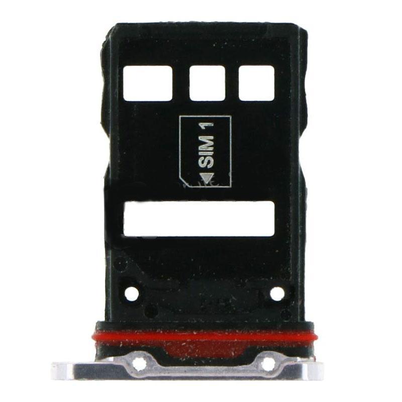 For Huawei P30 Pro Replacement SIM Card Tray Holder (Pearl White)