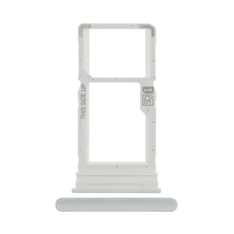 For Motorola Moto G 5G Replacement Sim Card Tray (Frosted Silver)