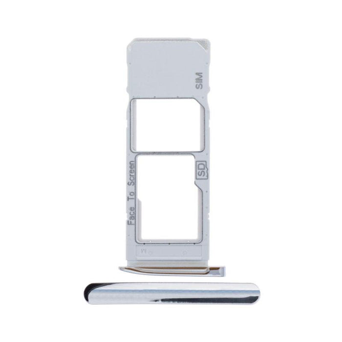 For Motorola Moto G7 Plus Replacement Sim Card Tray (Silver)