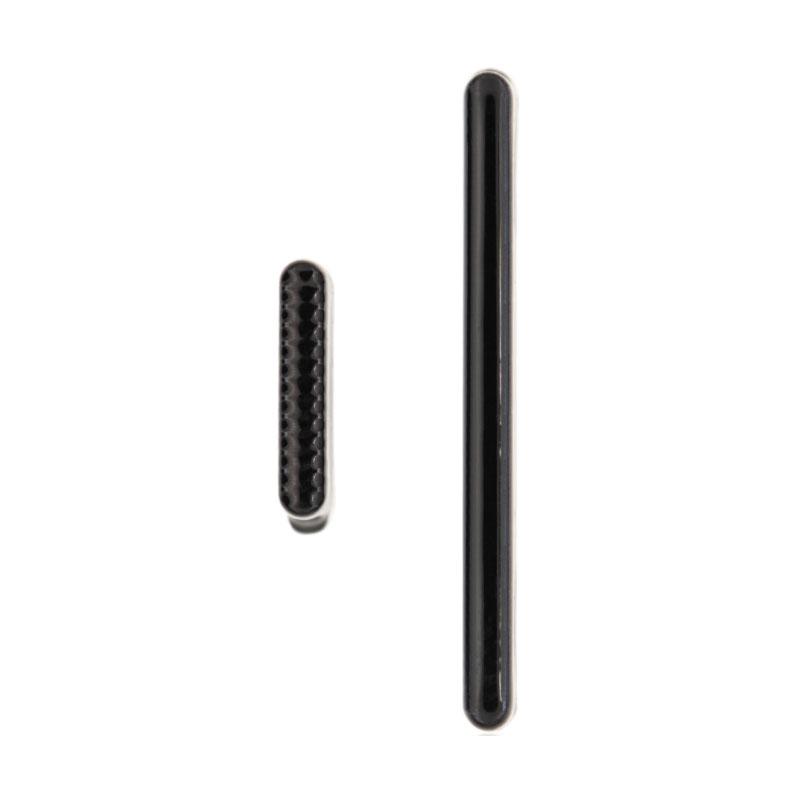 For Motorola Moto G7 Power Replacement Power And Volume Hard Buttons (Ceramic Black)