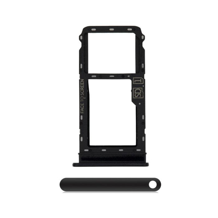 For Motorola Moto G8 Plus Replacement Sim Card Tray (Black)