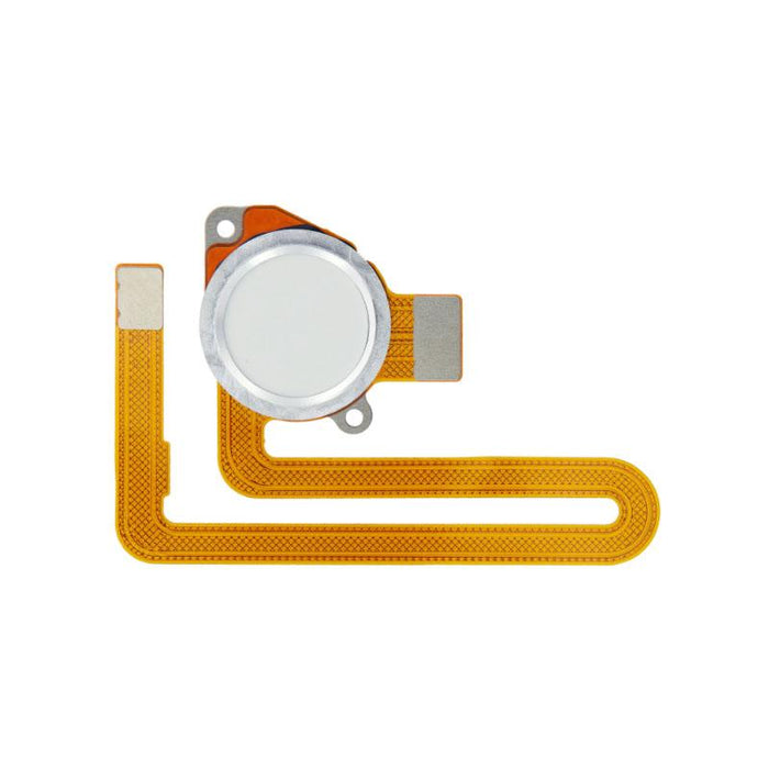 For Motorola Moto G8 Power Replacement Fingerprint Reader With Flex Cable (White)