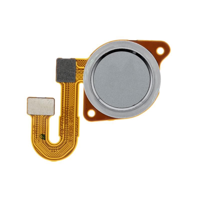 For Motorola Moto One 5G Ace (XT2113) Replacement Fingerprint Reader With Flex Cable (Frosted Silver)
