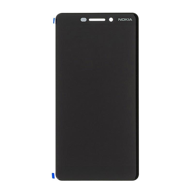 For Nokia 6.1 Replacement LCD Screen and Digitiser Assembly (Black)
