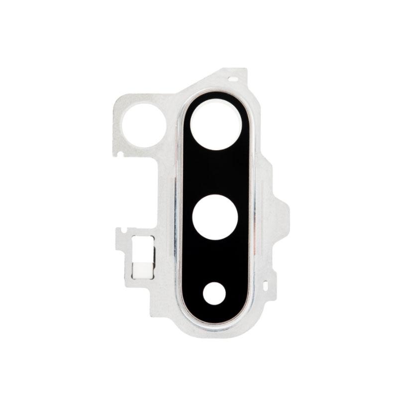 For OnePlus 8 Pro Replacement Rear Camera Lens With Cover Bezel Ring (White)