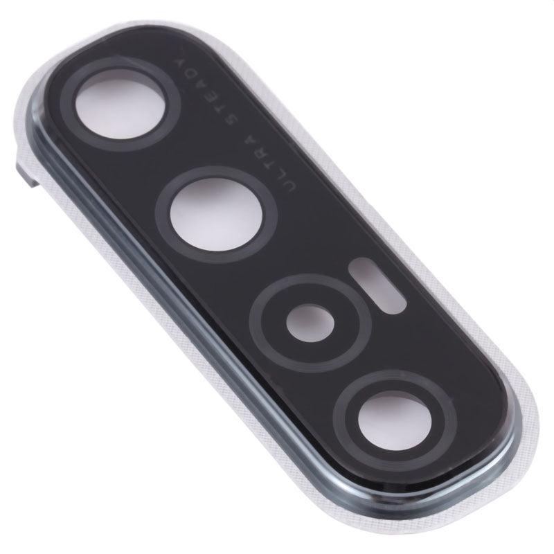 For Oppo Reno3 Pro Replacement Rear Camera Lens With Cover Bezel Ring (Black)