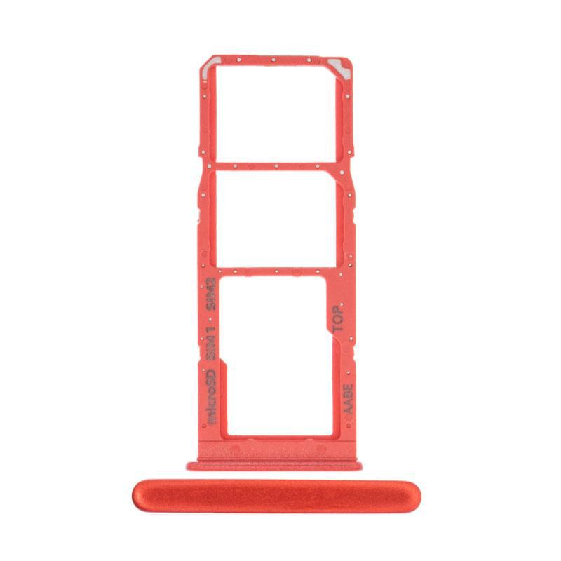 For Samsung Galaxy A02 A022 Replacement Dual Sim Card Tray (Red)