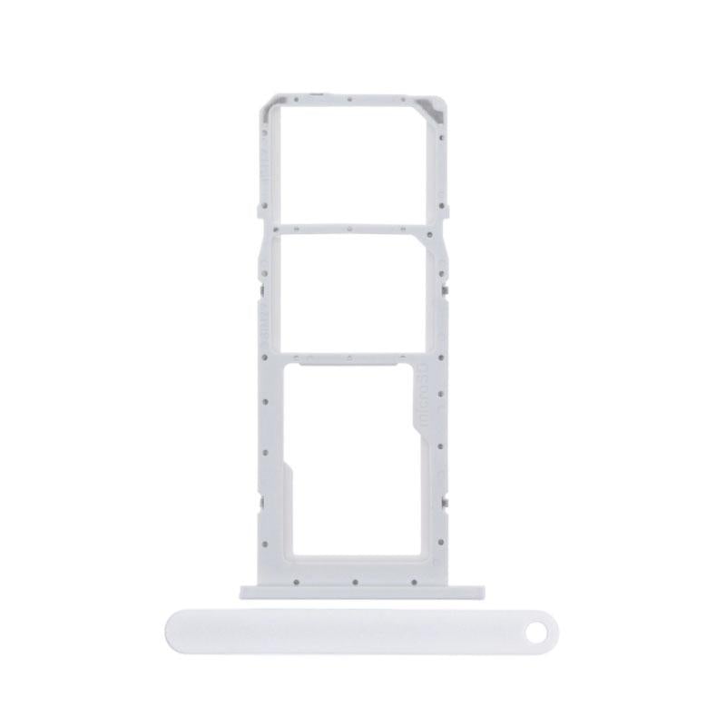 For Samsung Galaxy A02s A025 Replacement Dual Sim Card Tray (White)