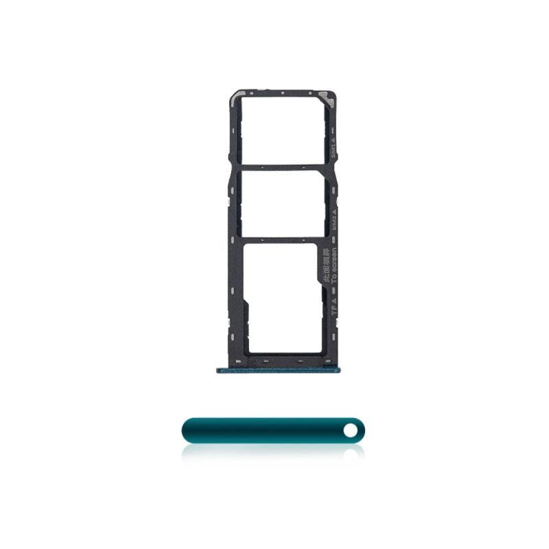 For Samsung Galaxy A10S A107F Replacement Dual Sim Card Tray (Green)