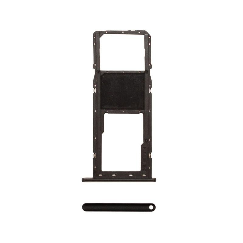 For Samsung Galaxy A11 A115 Replacement Dual Sim Card Tray (Black)