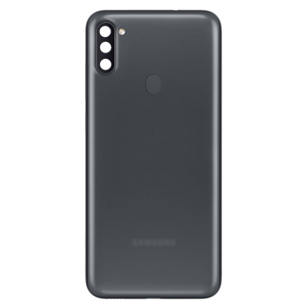 For Samsung Galaxy A11 A115 Replacement Rear Battery Cover (Black)