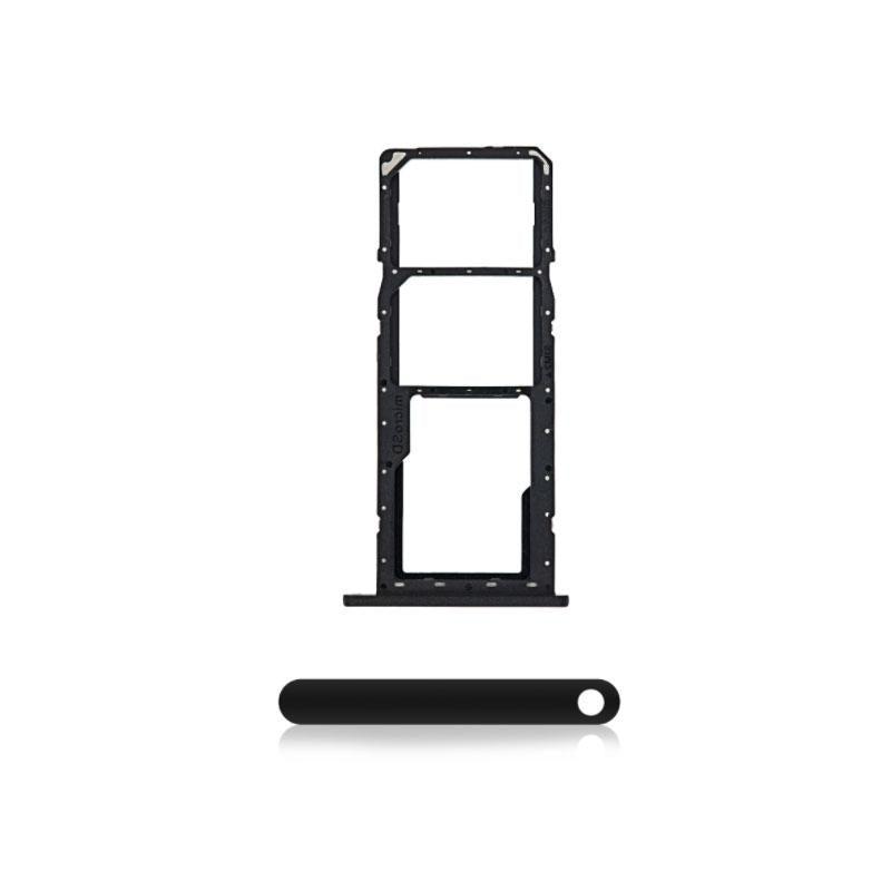 For Samsung Galaxy A11 A115F Replacement Dual Sim Card Tray (Black)