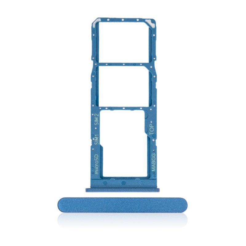 For Samsung Galaxy A12 A125F Replacement Dual Sim Card Tray (Blue)