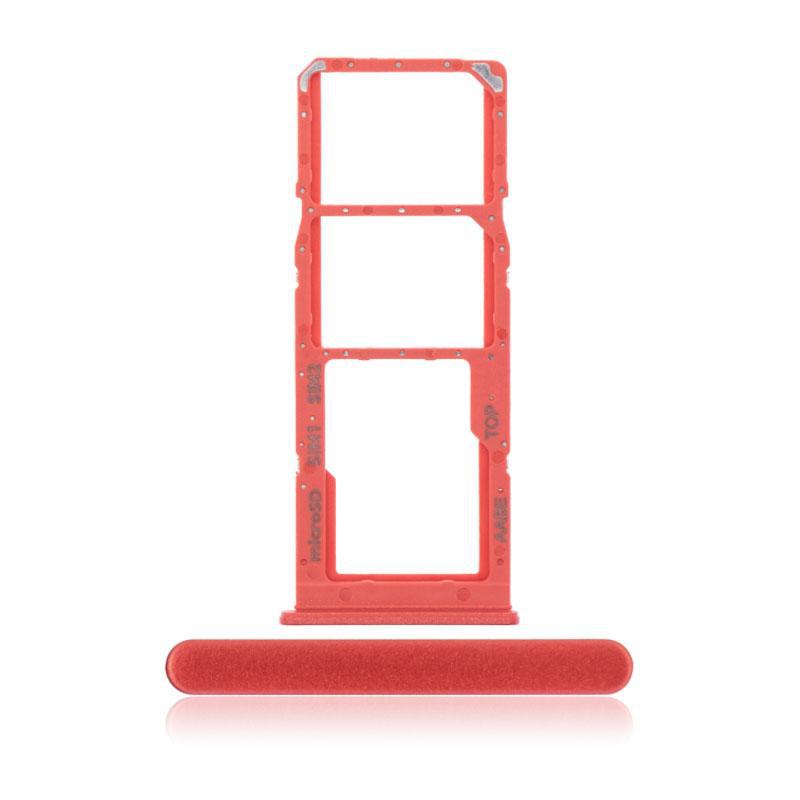 For Samsung Galaxy A12 A125F Replacement Dual Sim Card Tray (Red)