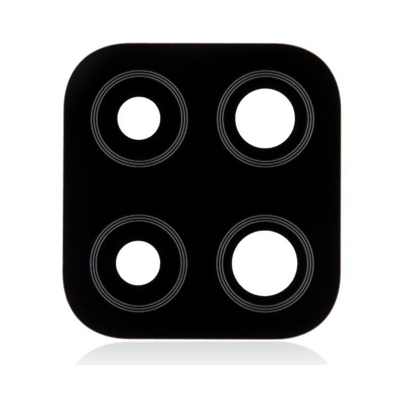 For Samsung Galaxy A12 A125F Replacement Rear Camera Lens With Adhesive (Black)