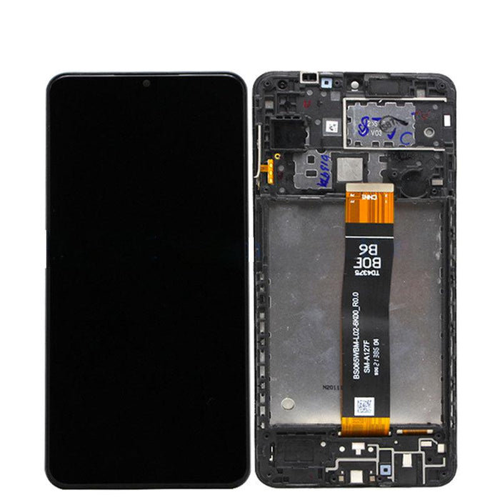 For Samsung Galaxy A12 Nacho Replacement LCD Touch Screen & Assembly With Frame
