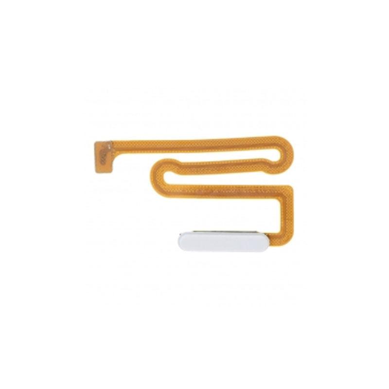 For Samsung Galaxy A13 A135F Replacement Power Button & Fingerprint Sensor Flex Cable (White)