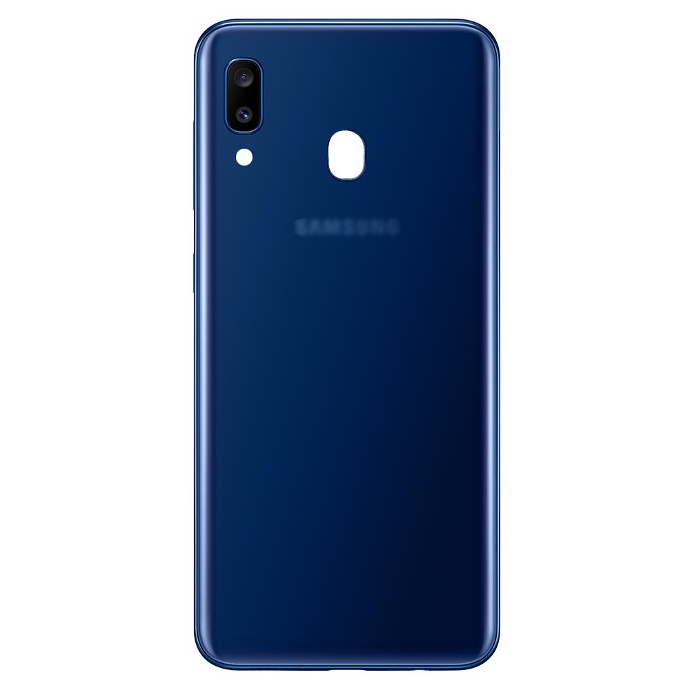 For Samsung Galaxy A20 A205 Replacement Rear Battery Cover with Adhesive (Blue)