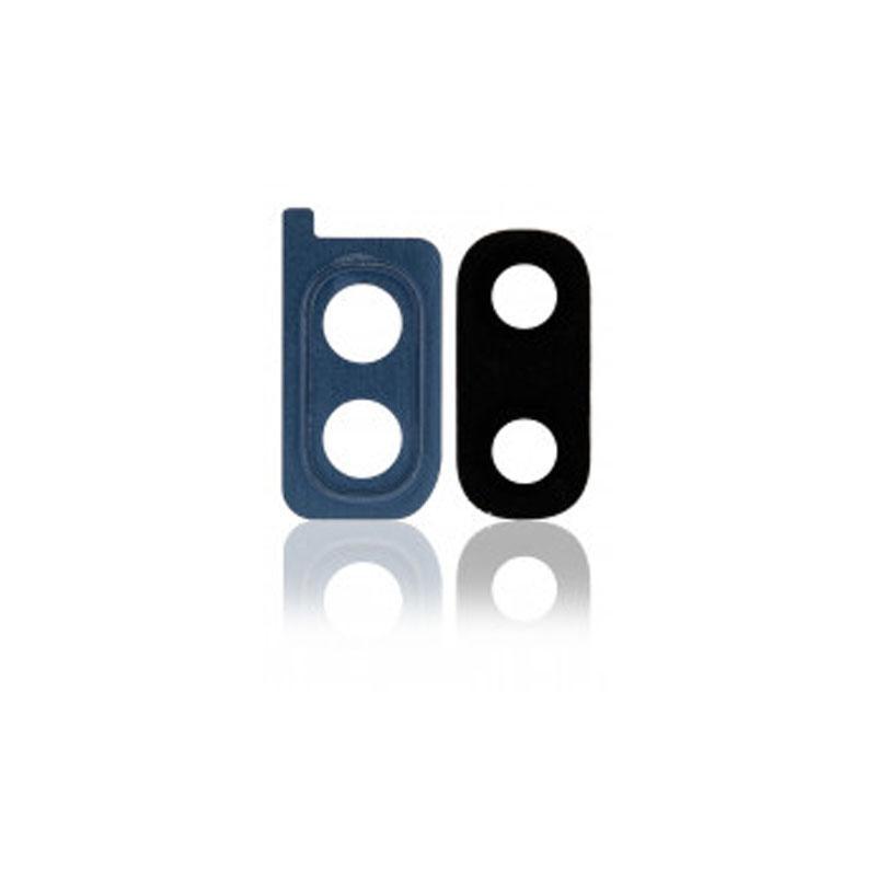 For Samsung Galaxy A20 A205 Replacement Rear Camera Lens And Cover Bezel Ring (Deep Blue)