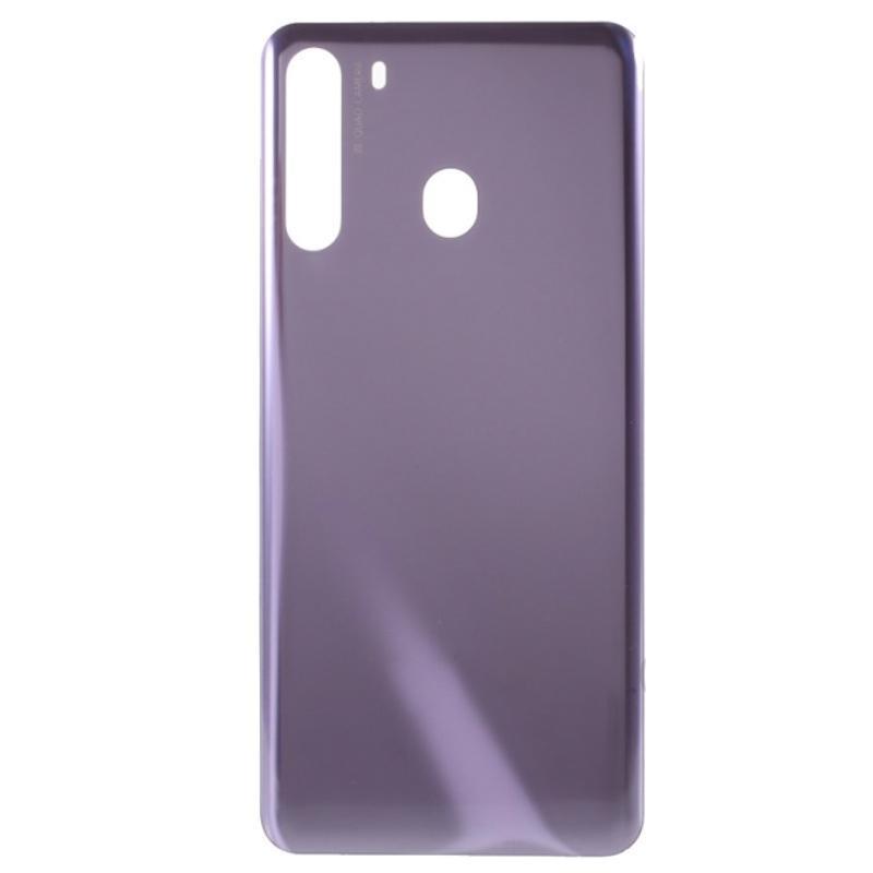For Samsung Galaxy A21 A215 Replacement Battery Cover (Purple)