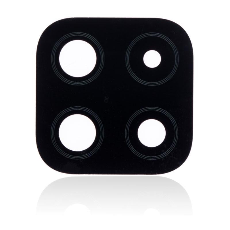 For Samsung Galaxy A22 5G A226F Replacement Rear Camera Lens With Adhesive (Black)