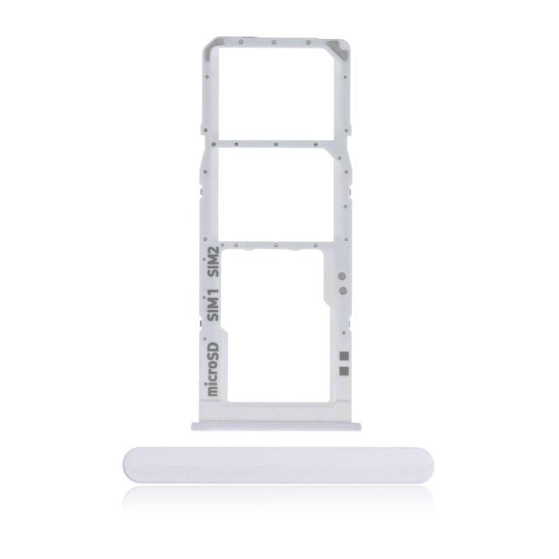 For Samsung Galaxy A30s A307 Replacement Dual Sim Card Tray (White)