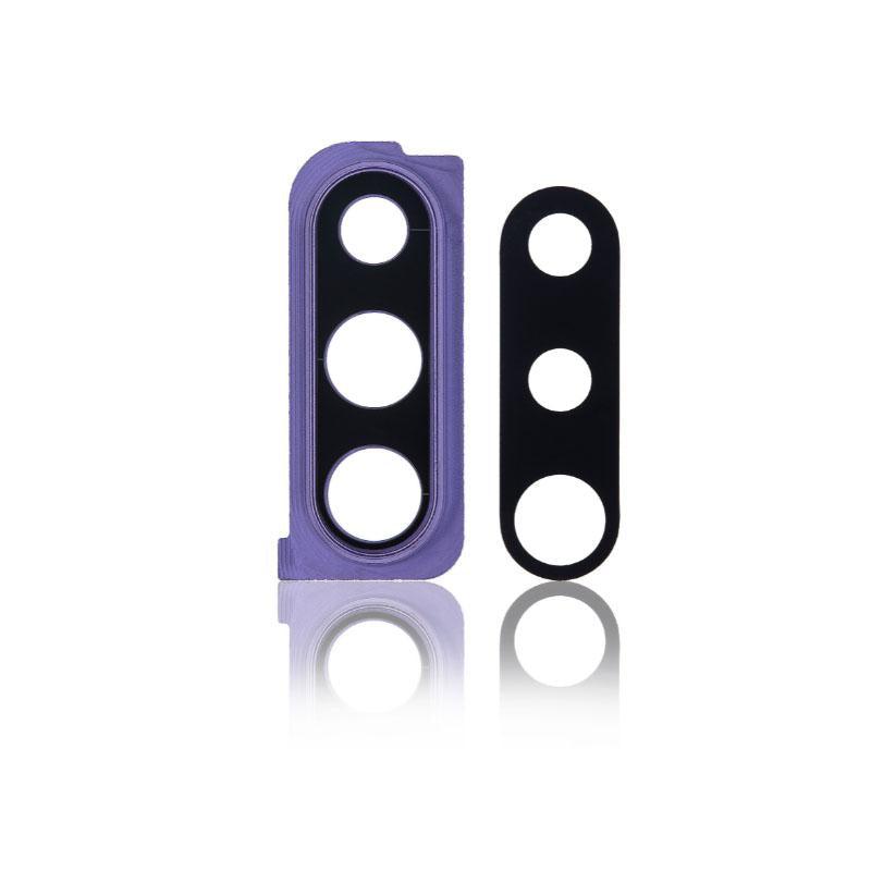 For Samsung Galaxy A30s A307 Replacement Rear Camera Glass Lens And Cover Bezel Ring (Blue)