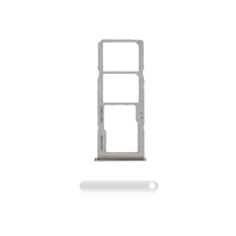 For Samsung Galaxy A70 A705 Replacement Dual Sim Card Tray (Silver)