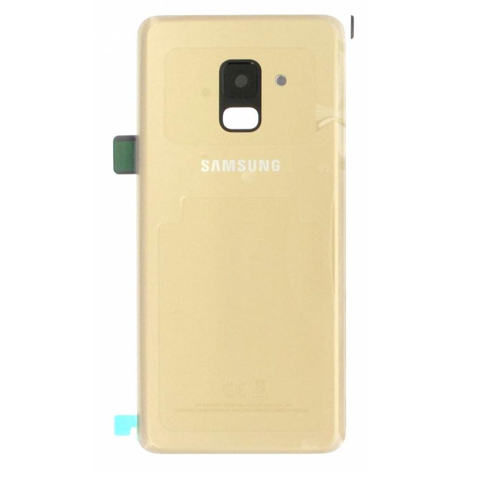 For Samsung Galaxy A8 Plus (A730) Replacement Battery Cover / Back Panel (Gold)