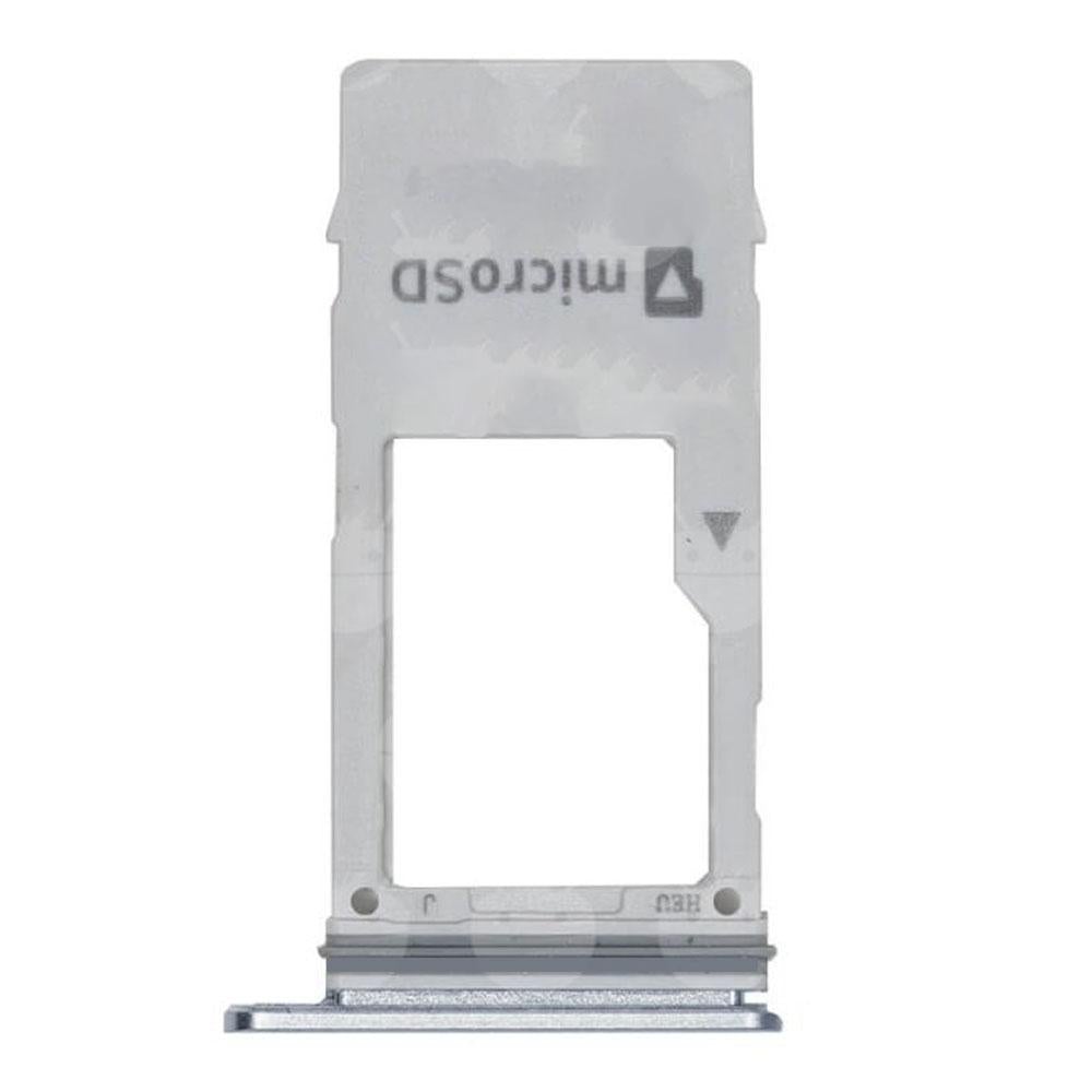 For Samsung Galaxy A8 Plus A730 Replacement Dual Sim Card Tray (Orchid Grey)