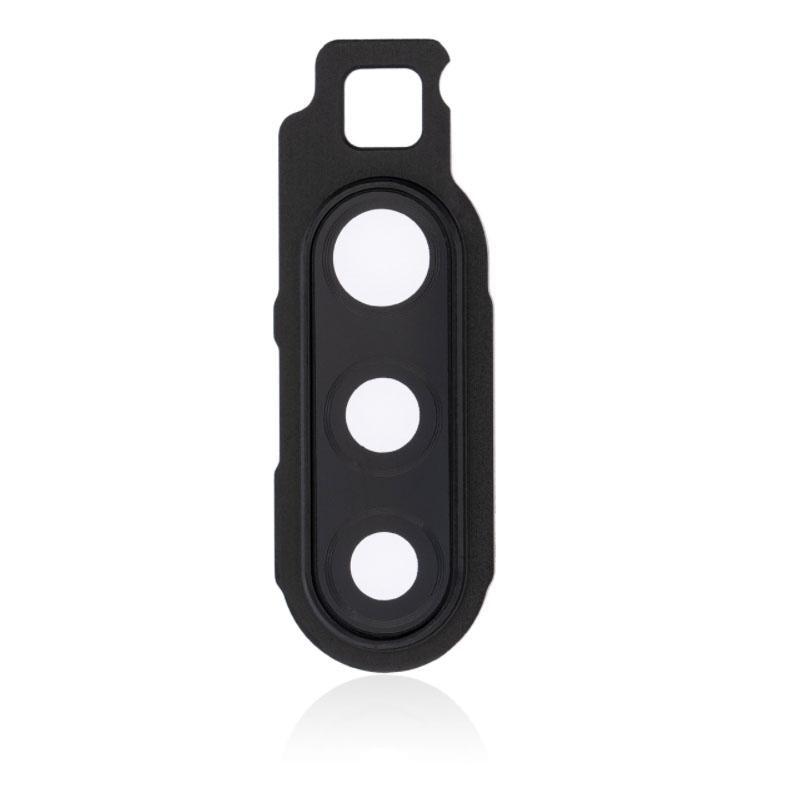 For Samsung Galaxy A90 A908F Replacement Rear Camera Lens With Cover Bezel Ring (Black)