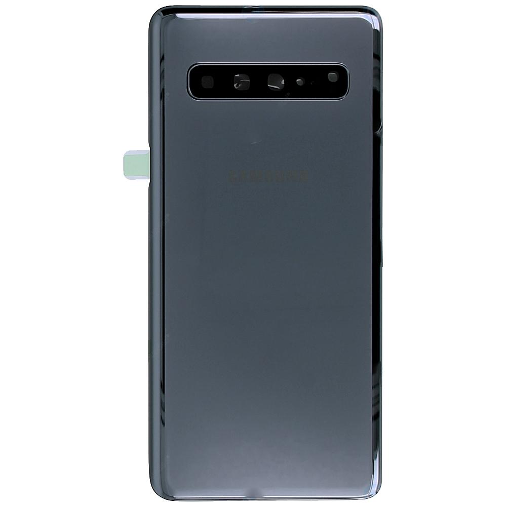 For Samsung Galaxy S10 5G Replacement Rear Battery Cover Inc Lens and Adhesive (Majestic Black)