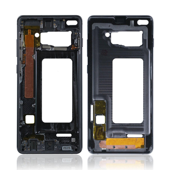 For Samsung Galaxy S10 G973F Replacement Midframe Chassis With Buttons (Black)