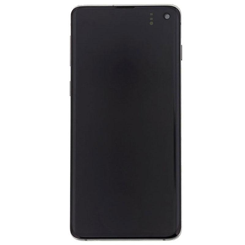 For Samsung Galaxy S10 G973F Replacement Touch Screen Full Frame (Prism Black)