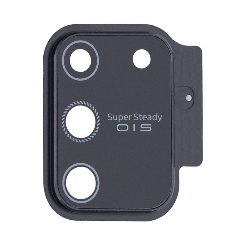 For Samsung Galaxy S10 Lite G770 Replacement Rear Camera Lens With Cover Bezel Ring (Black)